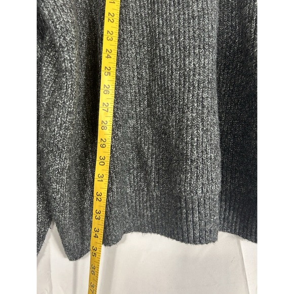 Old Navy Men Shawl Collar Cardigan Grey Size XXL Wool Blend Preppy Academia - Picture 8 of 10